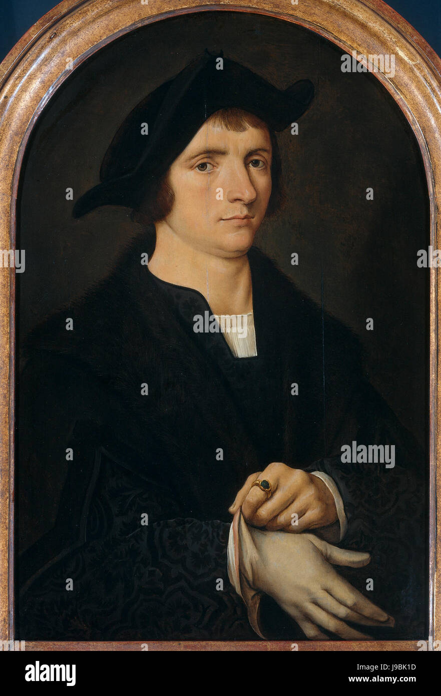 Portret van Joris Vezeleer Rijksmuseum SK UN 3292 Foto Stock