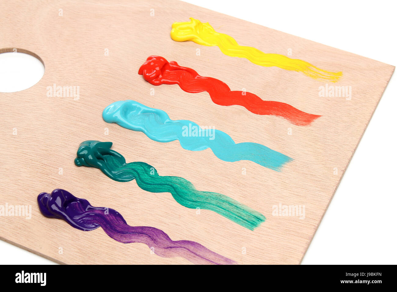 Arte, colore verde, legno, pittura, vernice, artistico, legno, colore, hobby, Foto Stock