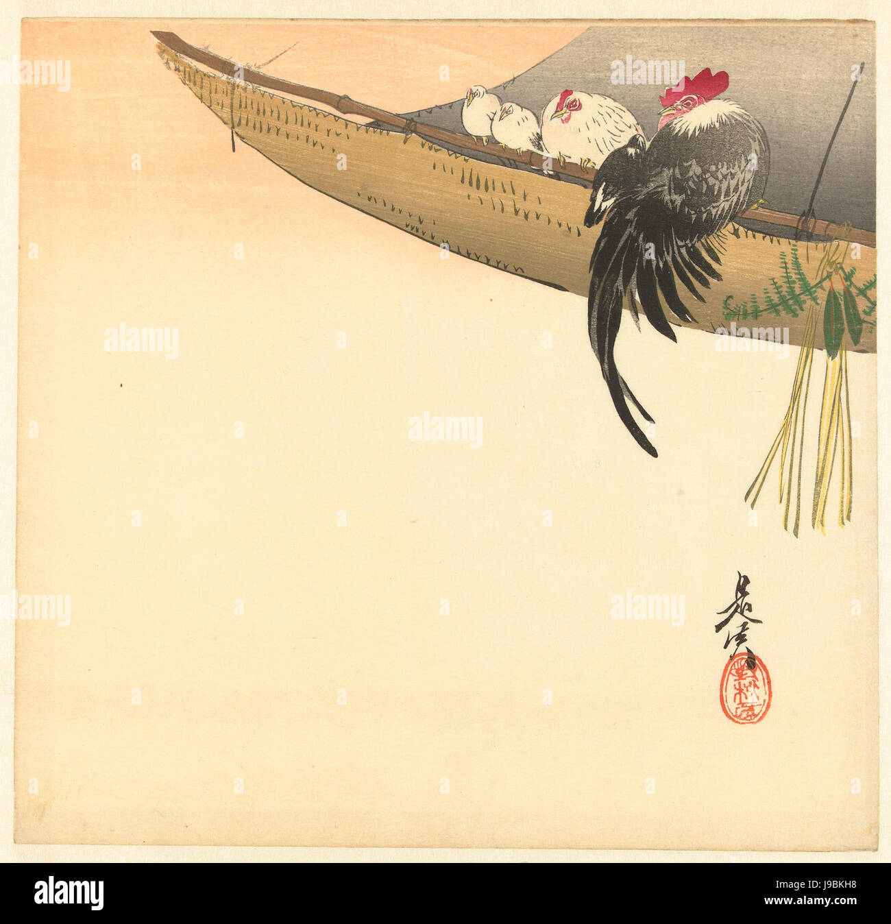 Nieuwjaarsdag in het jaar van de Haan Rijksmuseum RP P 1978 148 Foto Stock