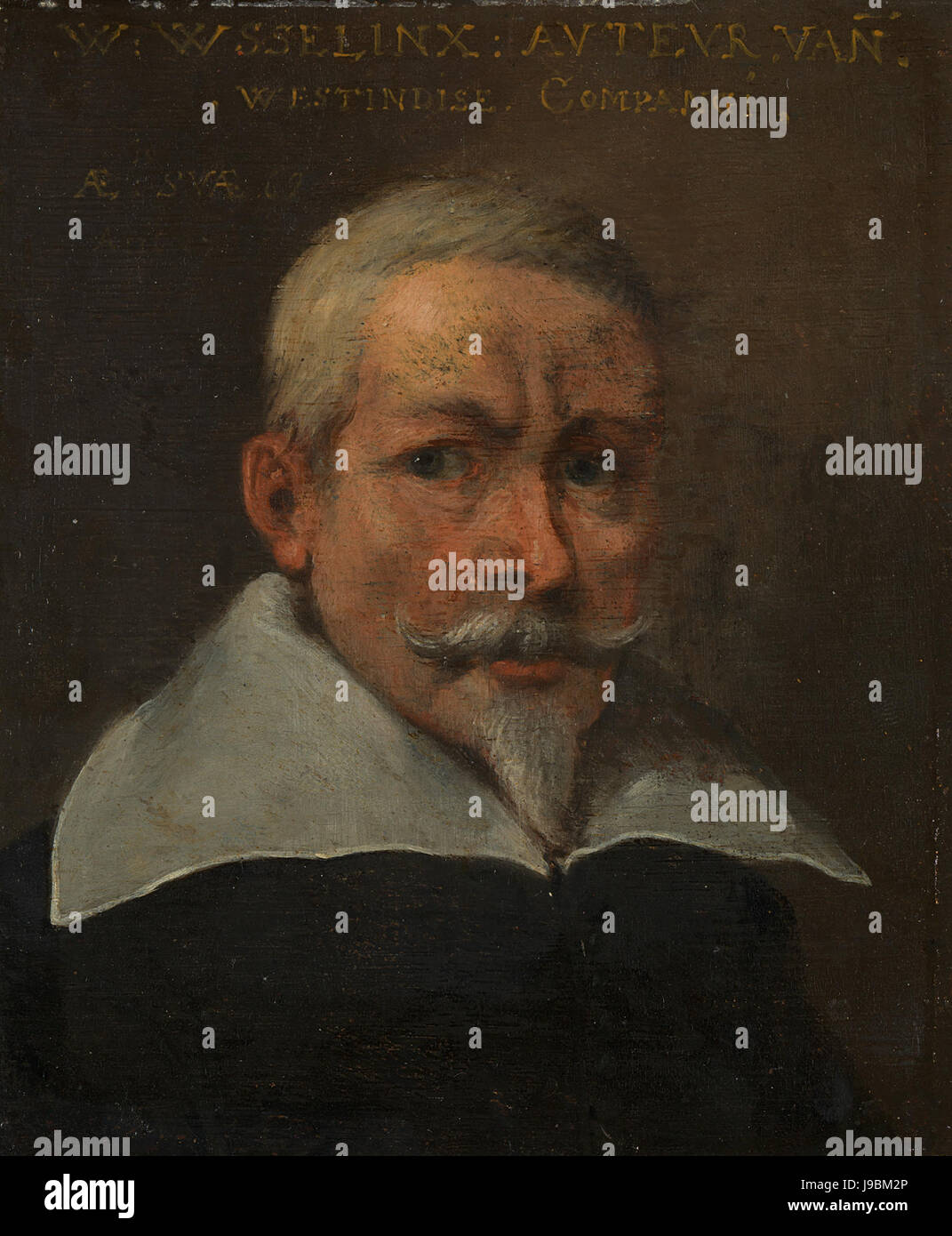 Willem Usselinx (1567 na 1647). Koopman en stichter van de West Indische Compagnie Rijksmuseum SK UN 1675 Foto Stock