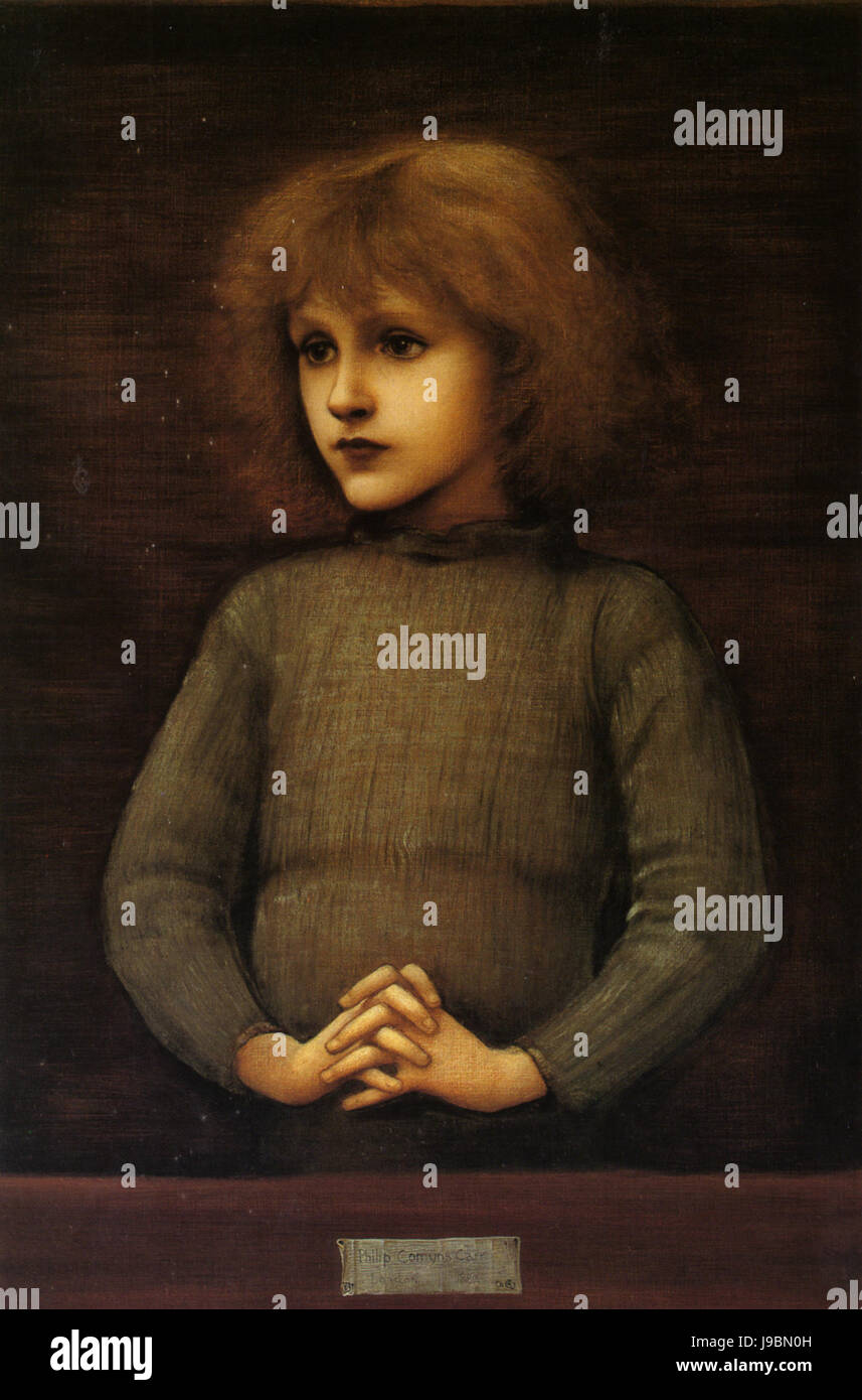 Sir Edward Coley Burne JonesPhilip Comyns Carr 1882 Foto Stock