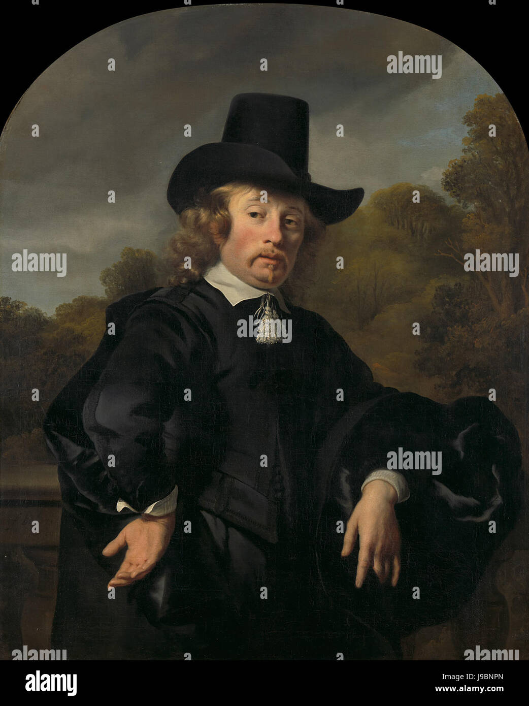 Roelof Meulenaer (1618 19 91), koopmansbode di postmeester op Antwerpen te Amsterdam Rijksmuseum SK A 683 Foto Stock