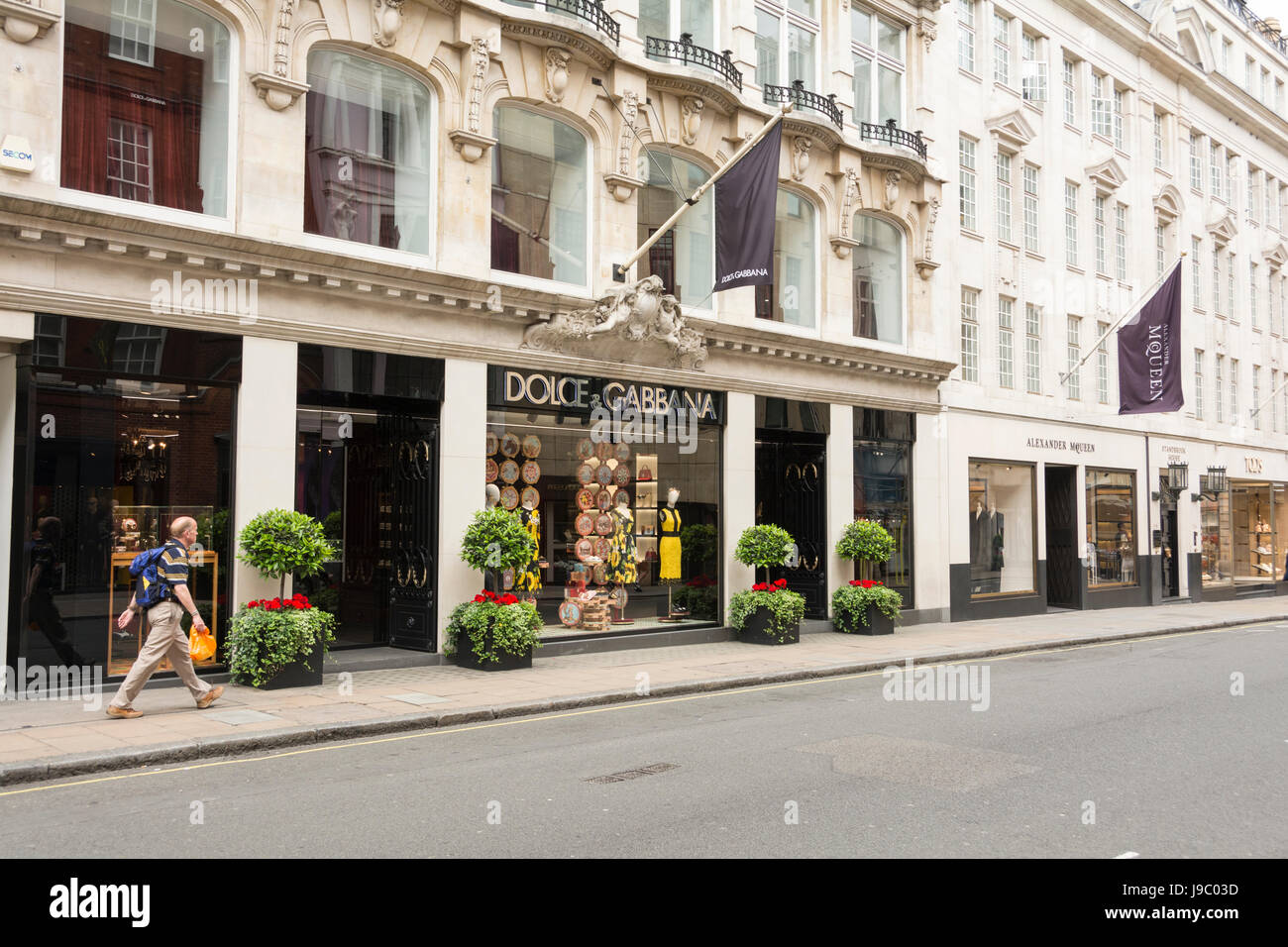 Dolce & Gabbana flagship store su New Bond Street, Londra, Regno Unito Foto Stock