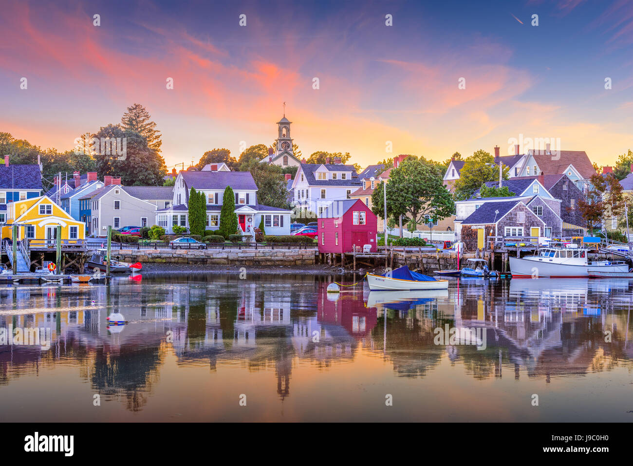 Portsmouth, New Hampshire, Stati Uniti d'America townscape. Foto Stock