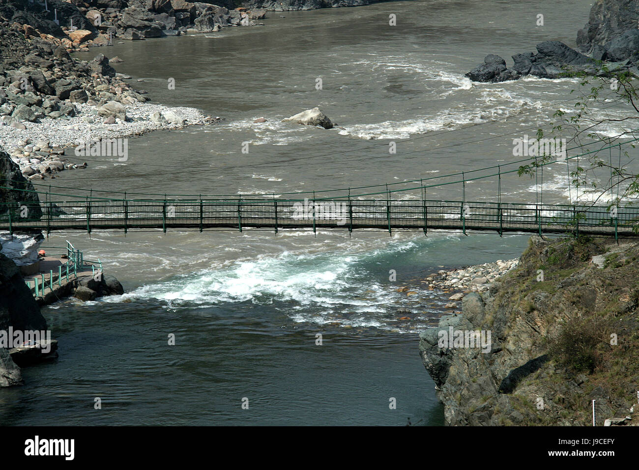 Moto, rinvio, spostamento, circolazione, al flusso del traffico, trasporto, bridge, Foto Stock