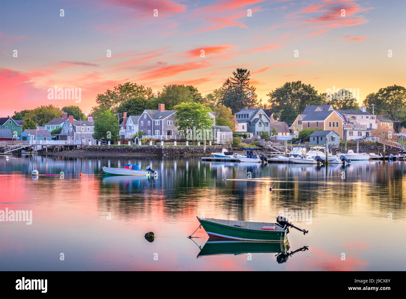 Portsmouth, New Hampshire, Stati Uniti d'America townscape. Foto Stock