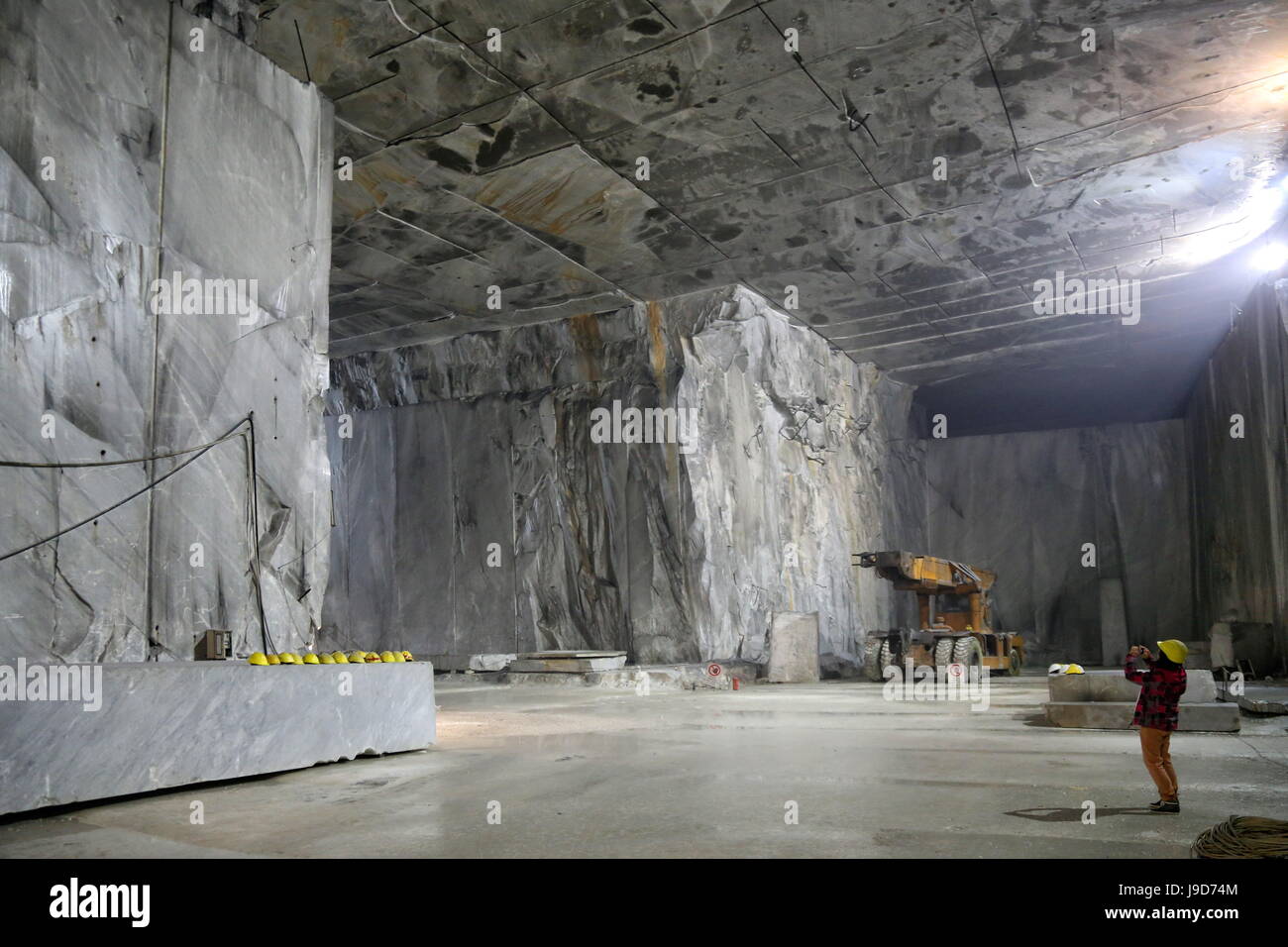 Cave di marmo di Fantiscritti, Carrara, Toscana, Italia, Europa Foto stock  - Alamy