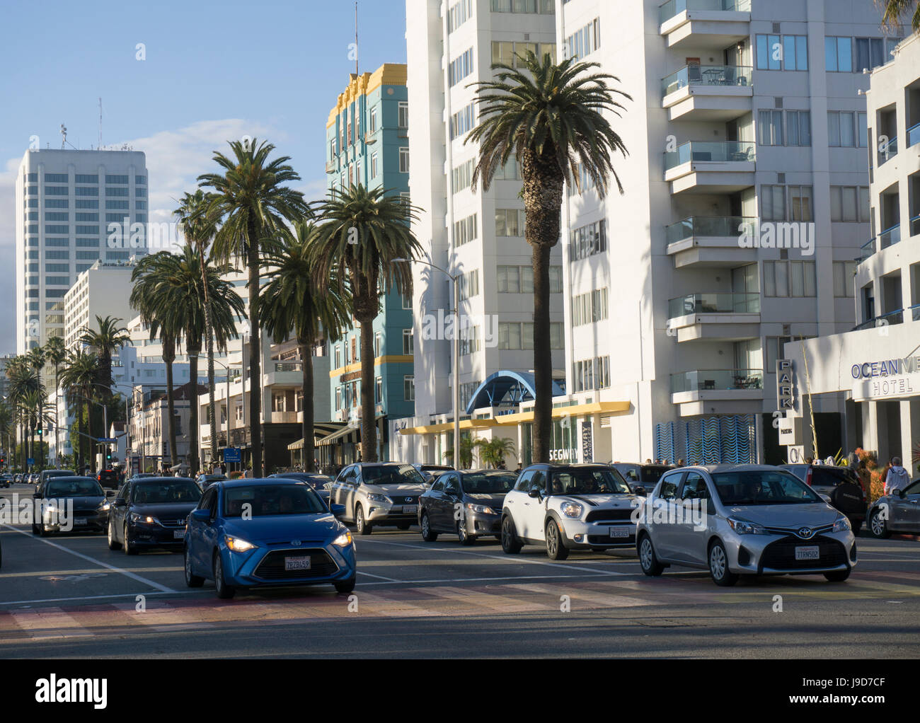 Centro citta', Santa Monica, California, USA, America del Nord Foto Stock