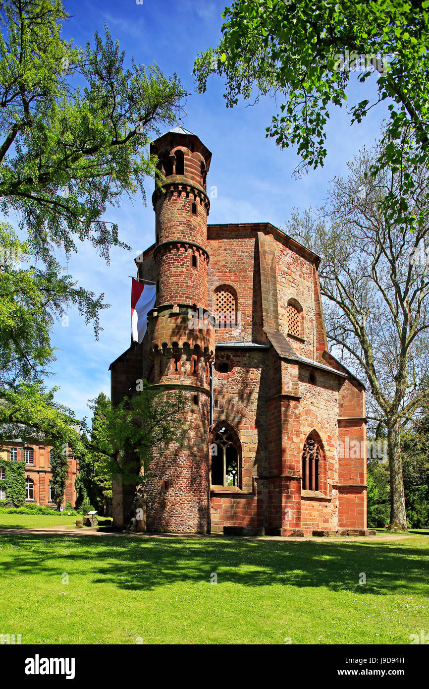 Alter Turm (Vecchia Torre), Mettlach, Saarland, Germania, Europa Foto Stock