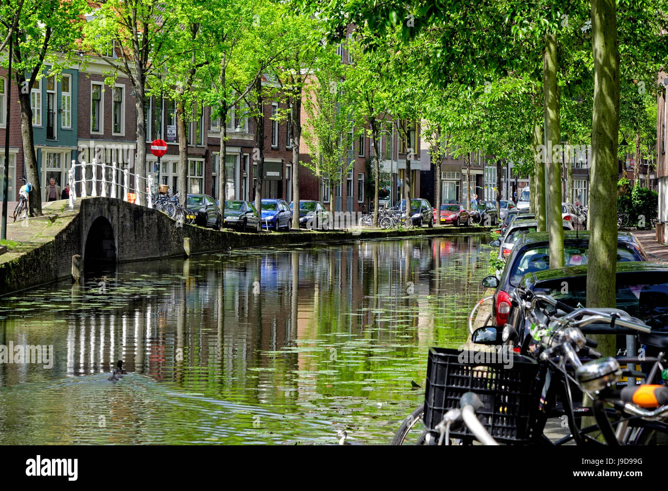 Oosteinde, Delft, Olanda meridionale, Paesi Bassi, Europa Foto Stock