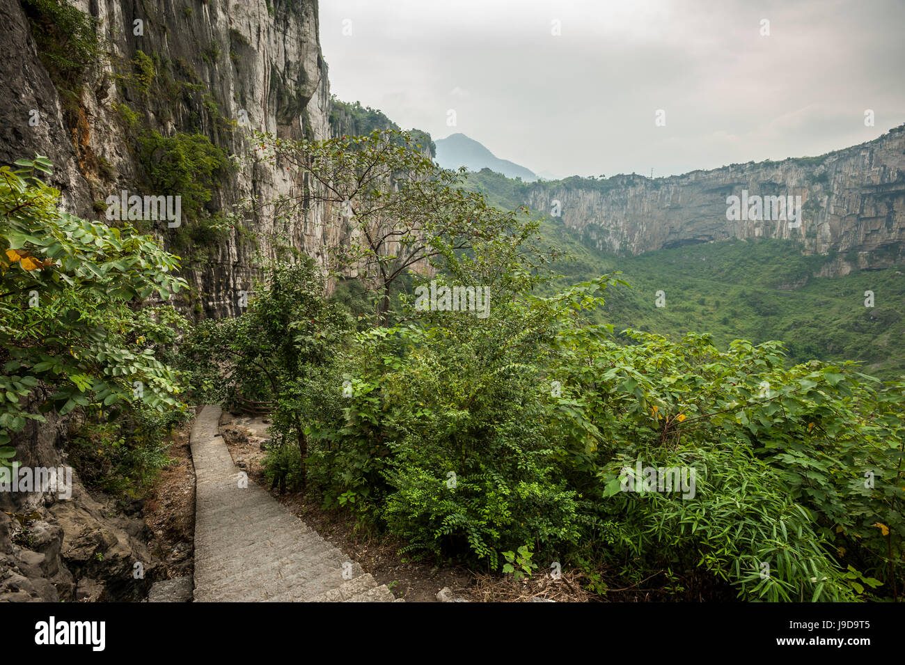 Xinwen Stone Mare Global Geo Park, nella provincia di Sichuan, in Cina, Asia Foto Stock