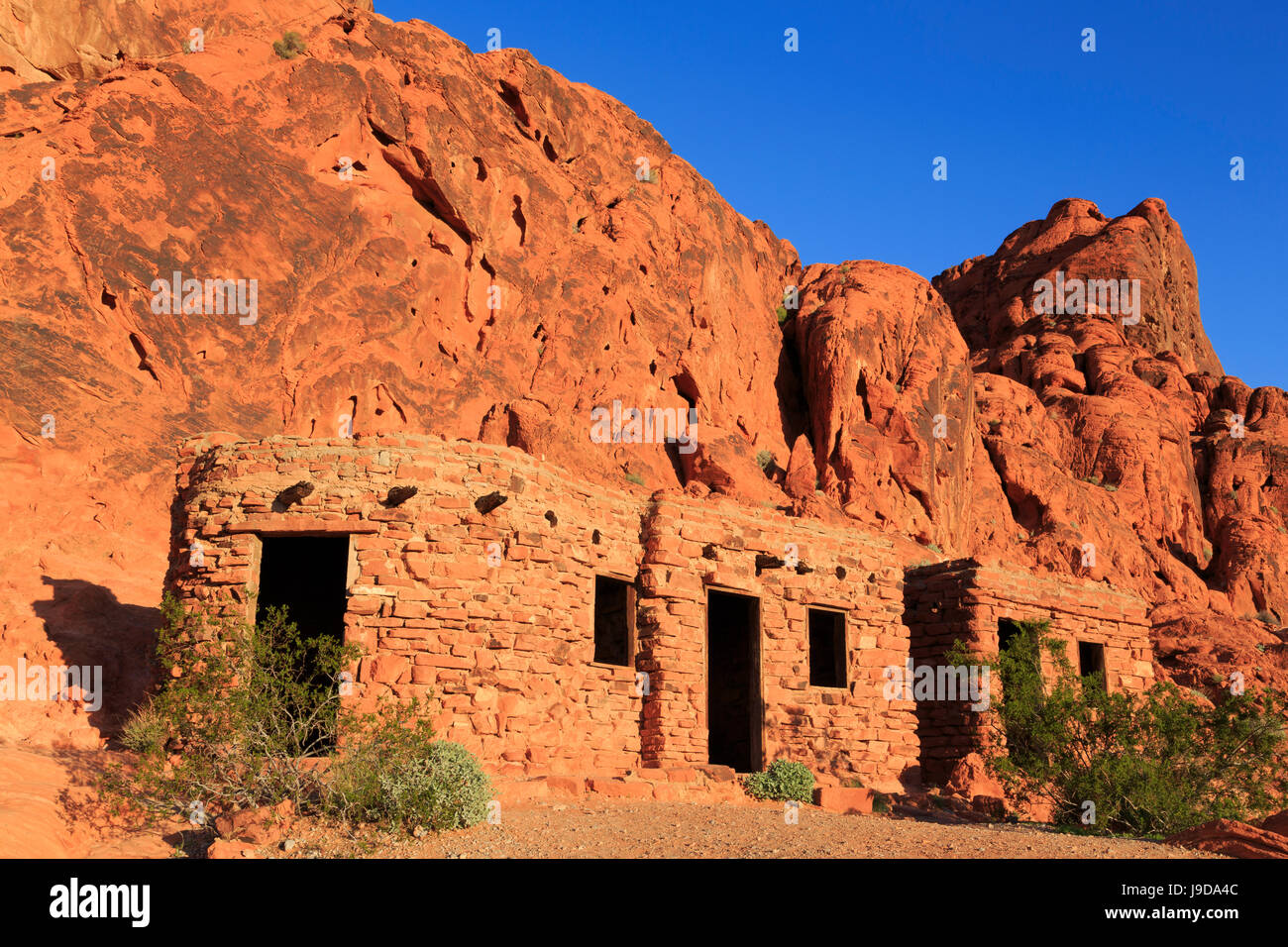 Le cabine, la Valle del Fuoco del parco statale, Overton, Nevada, Stati Uniti d'America, America del Nord Foto Stock