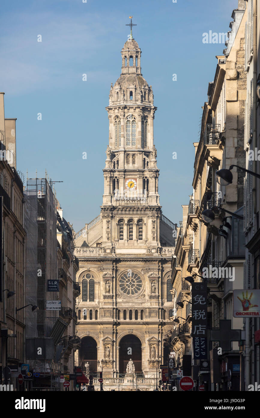 Église de la Sainte-Trinité, Chiesa della Santa Trinità, Parigi, Francia Foto Stock