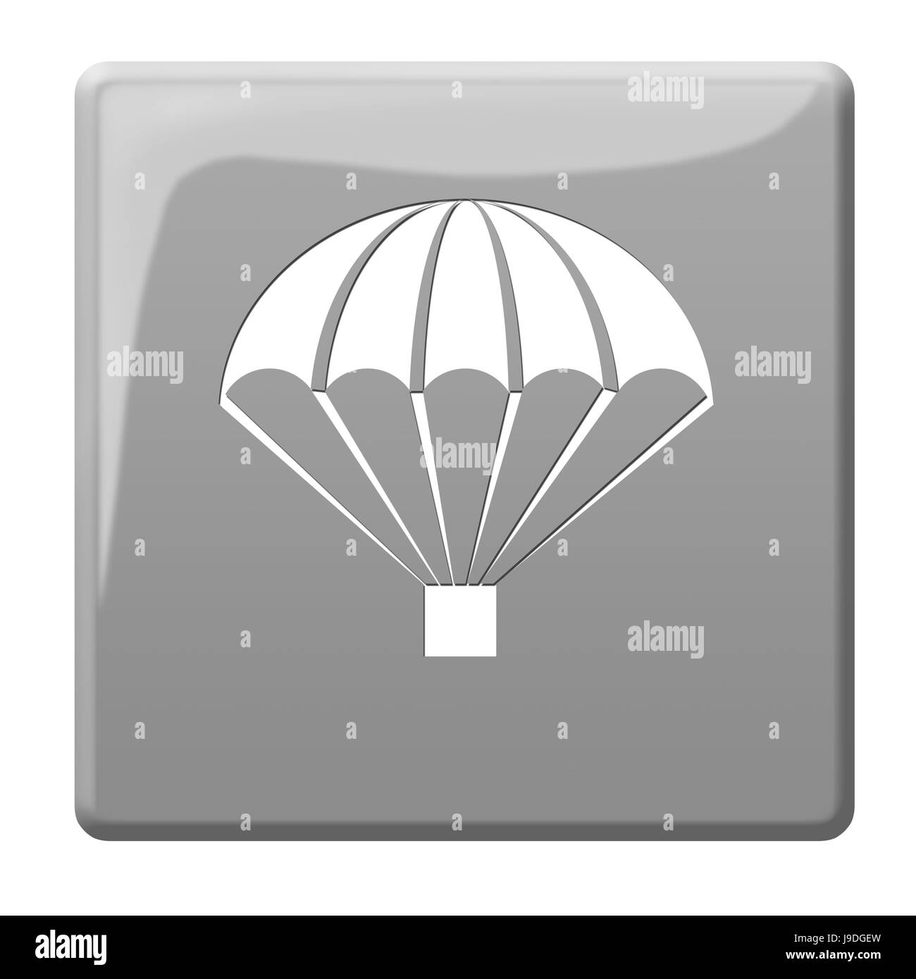 Euro, pulsante, ombrello, Rescue, salvare, paracadute, isolato, opzionale, simbolici Foto Stock