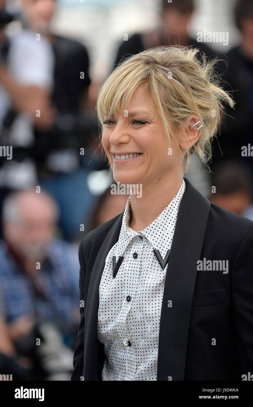 Settantesimo edizione del Festival del Cinema di Cannes: attrice Marina Fo•S, qui per la promozione del film "Il Workshop' (francese: "L'Atelier") (2017/05/22) Foto Stock