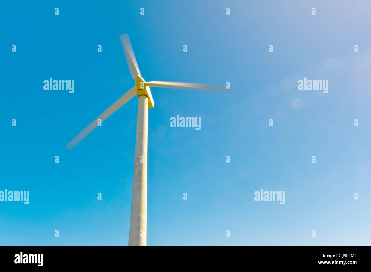 Energia, Potenza, elettricità, energia elettrica, forza del vento, ecologia, montanti, Foto Stock
