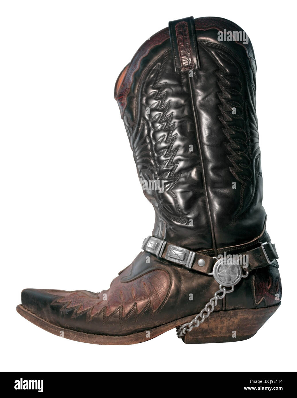 Wild West, boot, cultura, isolato, opzionale, moda, studio fotografico, Foto Stock