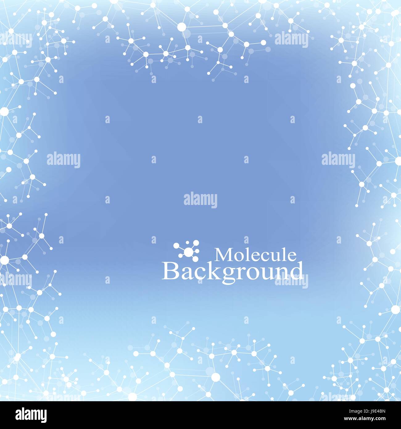 Struttura atomo di molecola di DNA e la comunicazione dello sfondo. Concetto di neuroni. Illusione del sistema nervoso. Medico Scientifica sullo sfondo. Illustrazione Vettoriale. Illustrazione Vettoriale