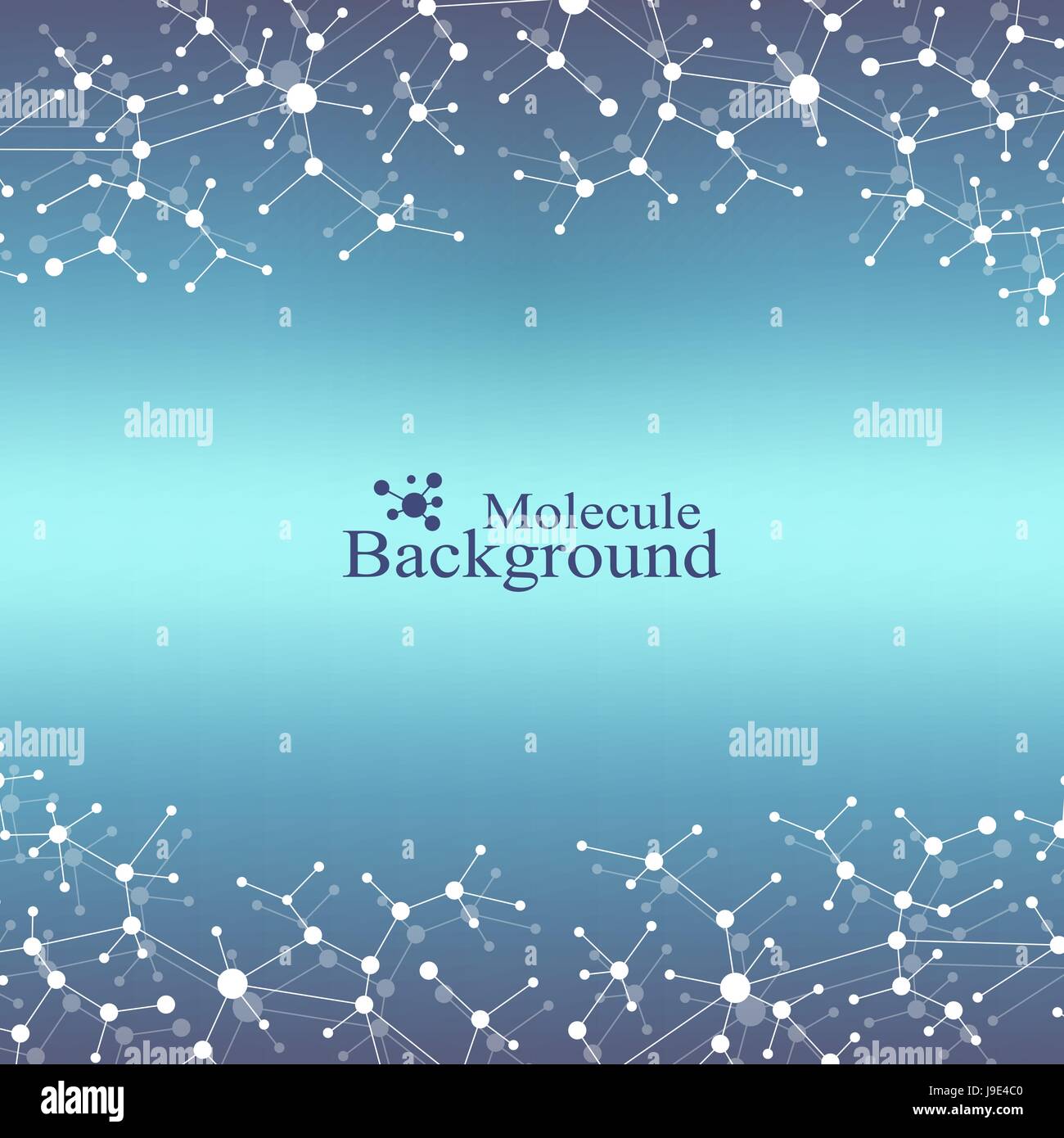 Struttura atomo di molecola di DNA e la comunicazione dello sfondo. Concetto di neuroni. Illusione del sistema nervoso. Medico Scientifica sullo sfondo. Illustrazione Vettoriale. Illustrazione Vettoriale