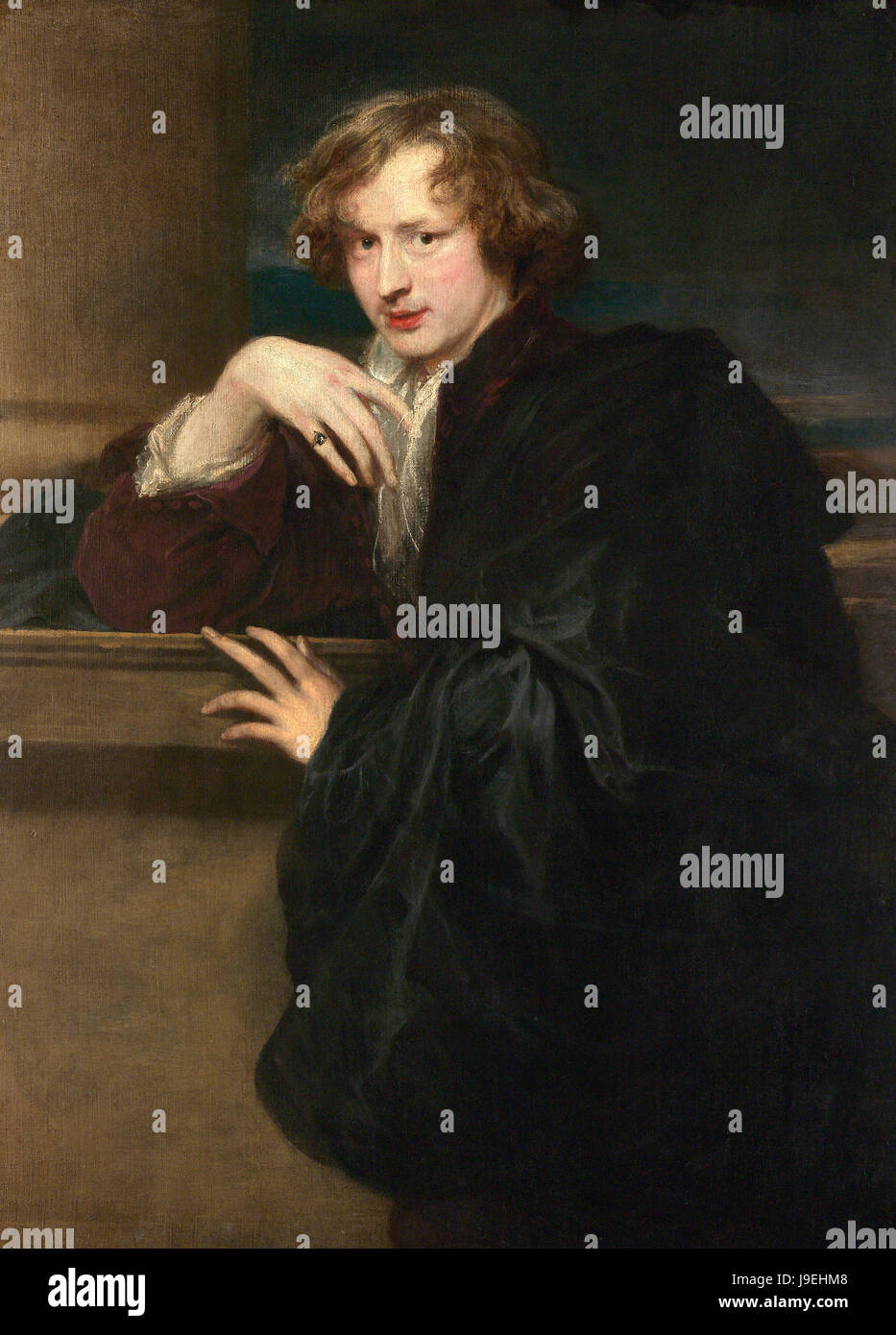 Anthony Van Dyck - Self-portrait Foto Stock