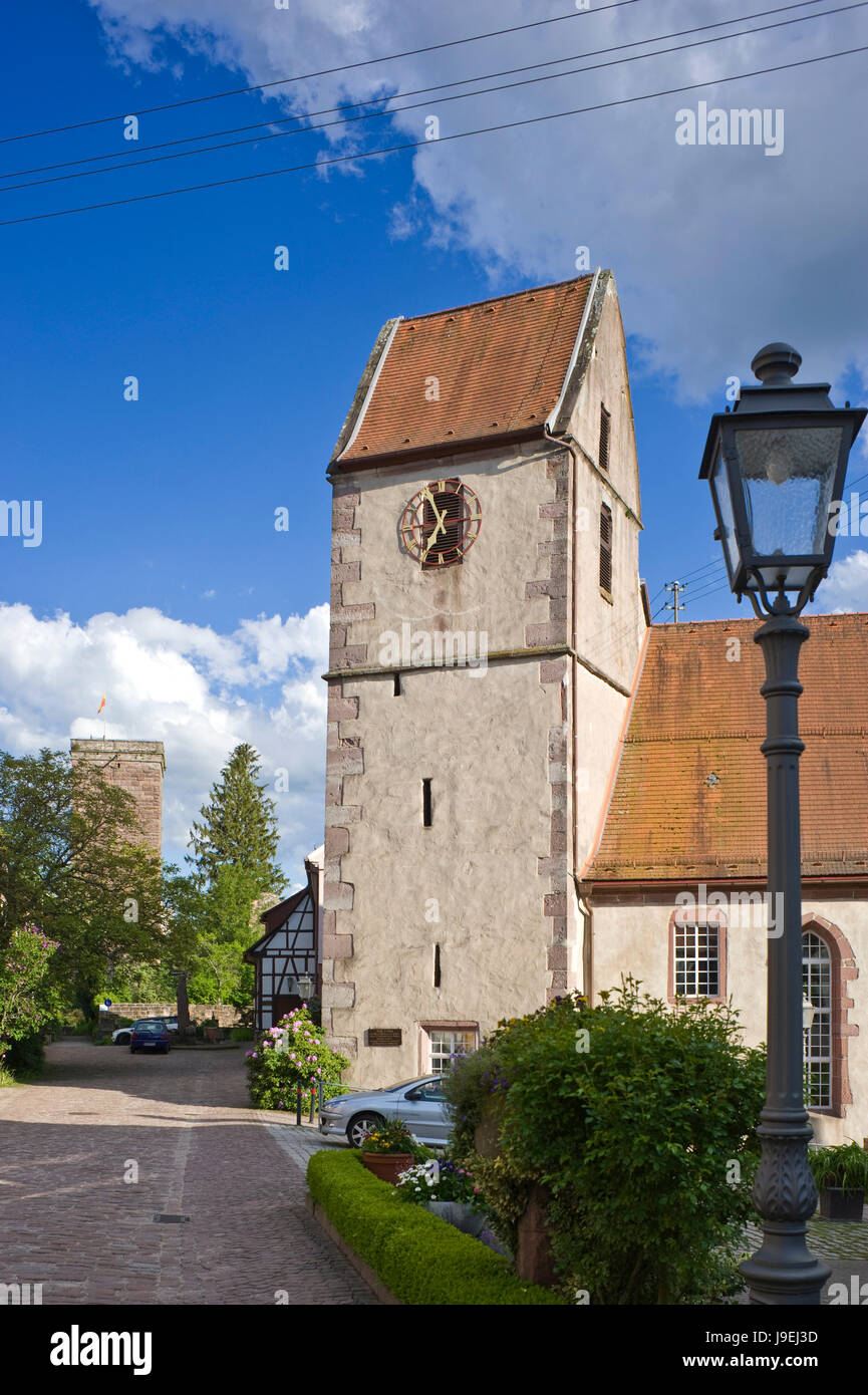 Chiesa di San Giorgio zavelstein Foto Stock