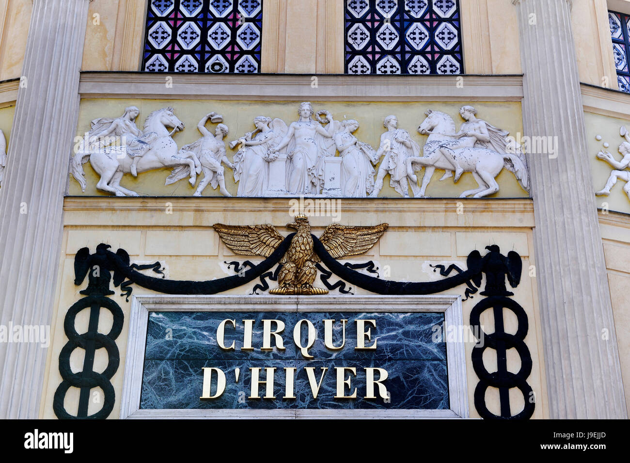 Cirque d'Hiver Bouglione, Parigi, Francia Foto Stock