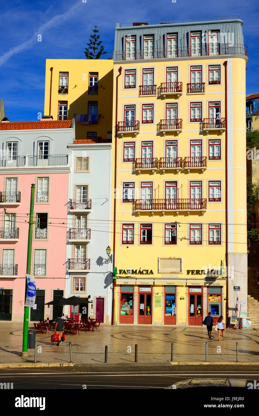 Martim Moniz quartiere Lisbona Portogallo Foto Stock