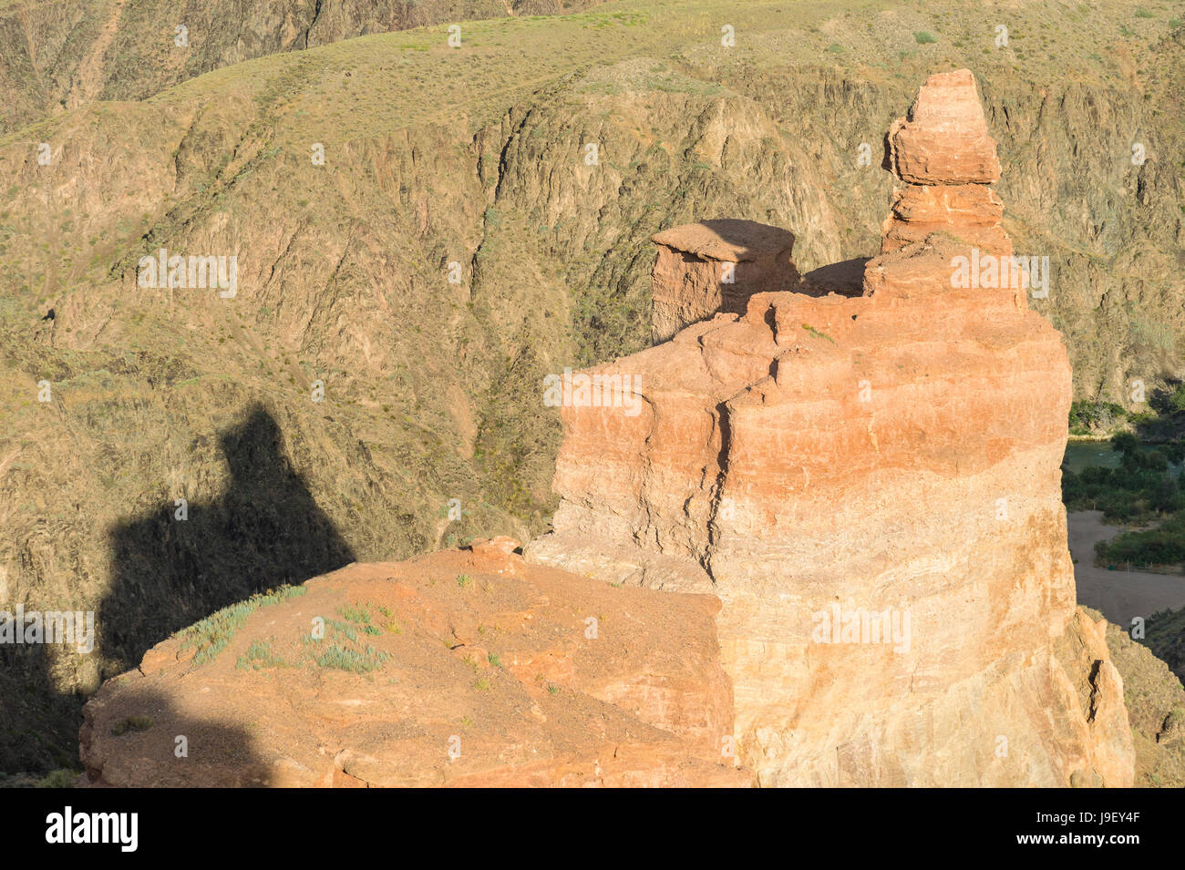 Sharyn Canyon National Park e la valle di castelli, Tien Shan montagne, Kazakistan Foto Stock