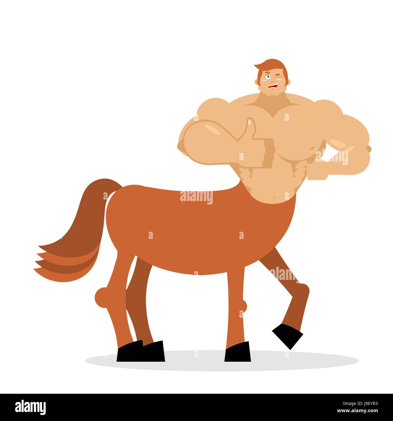 era per meta uomo e meta cavallo