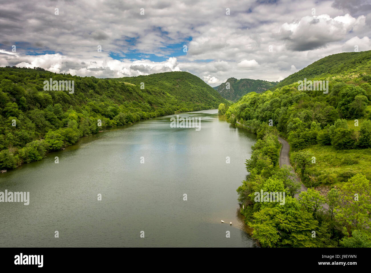 Canyon del Fiume Ain. Ain. Auvergne Rhone Alpes. Francia Foto Stock