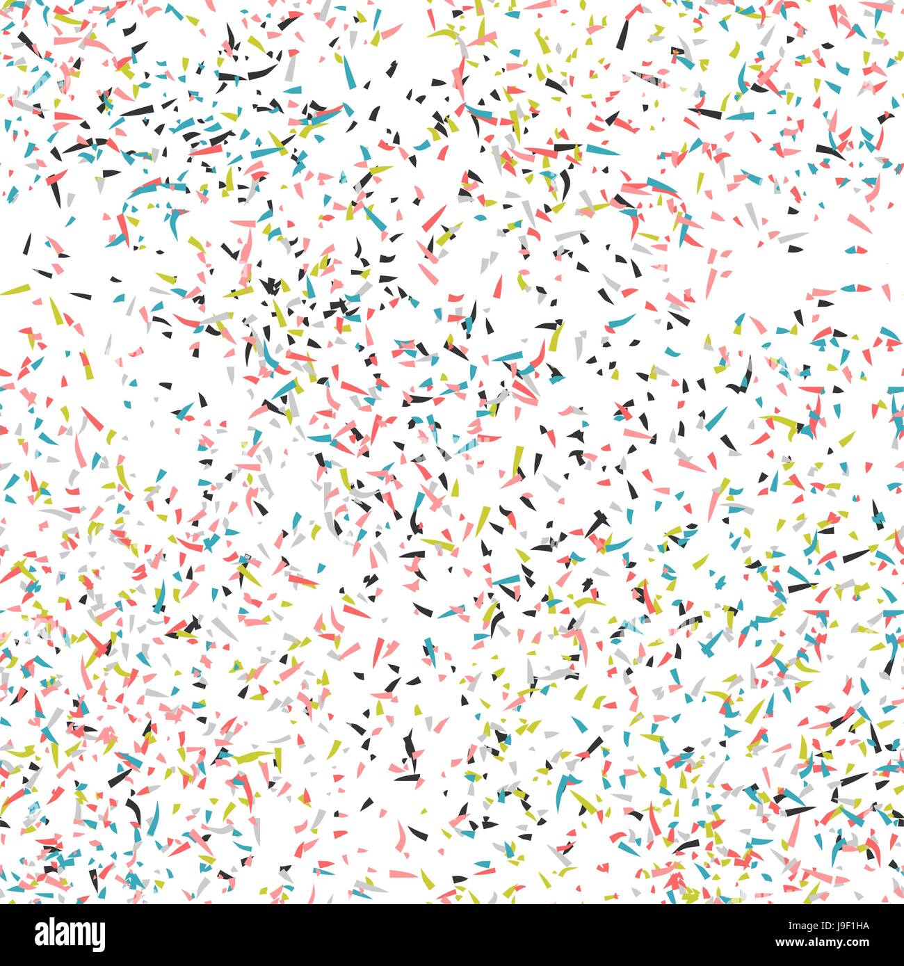 Rumore astratto modello senza giunture. Particelle caotica. Multi-colore di granelli di sabbia. Il colore di sfondo ripple sulla TV Illustrazione Vettoriale