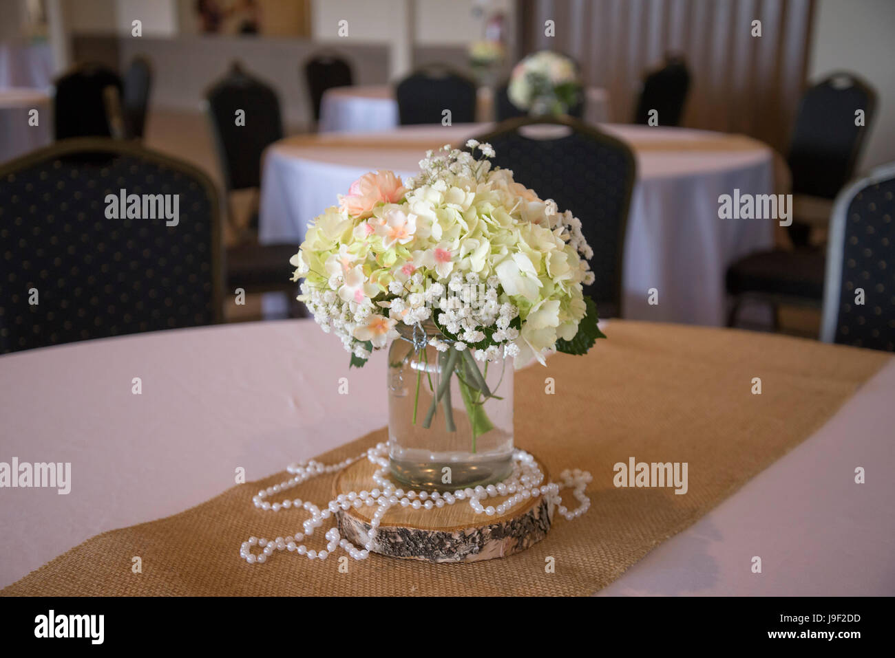 Decorazioni per matrimoni immagini. Foto Stock