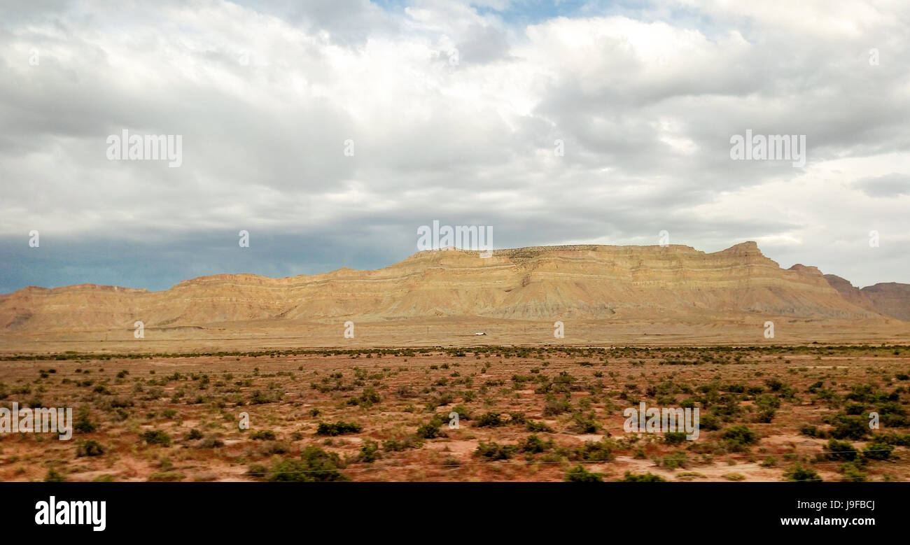 Vista dall'Amtrak's California Zephyr treno, da qualche parte in Utah, 16 maggio 2017. Foto Stock