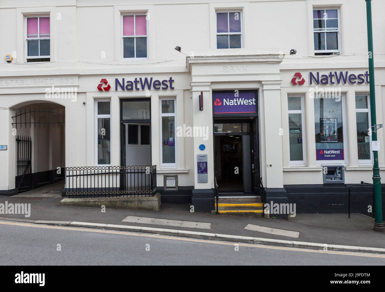 National Westminster Bank,Guisborough,l'Inghilterra,UK Foto Stock