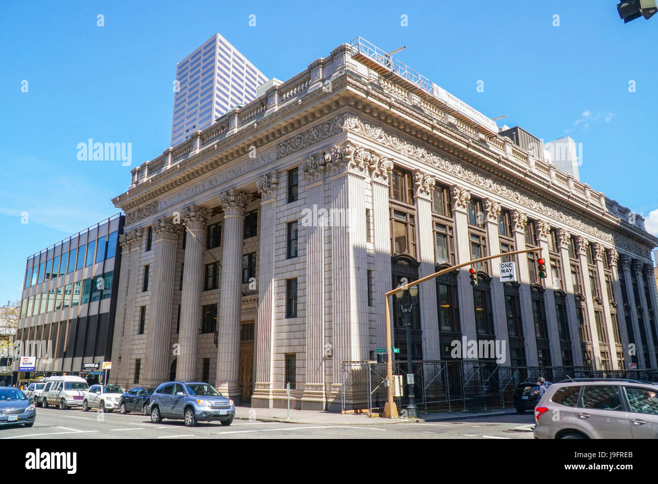 Stati Uniti National Bank in Portland - Portland - OREGON - 16 aprile 2017 Foto Stock