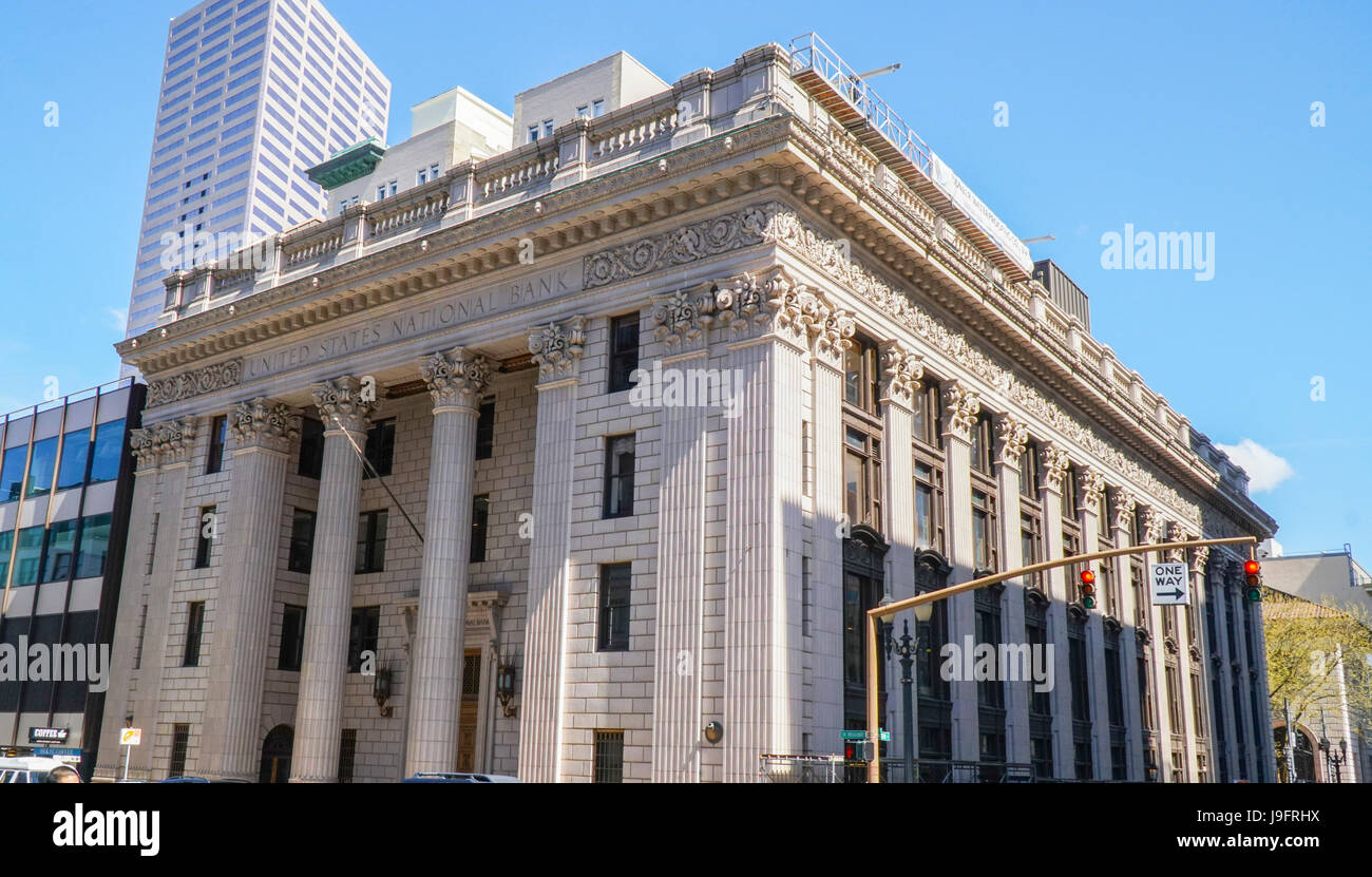 Stati Uniti National Bank in Portland - Portland - OREGON - 16 aprile 2017 Foto Stock
