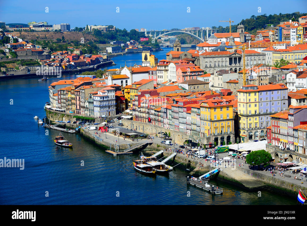 Fiume Douro Porto Portogallo Foto Stock