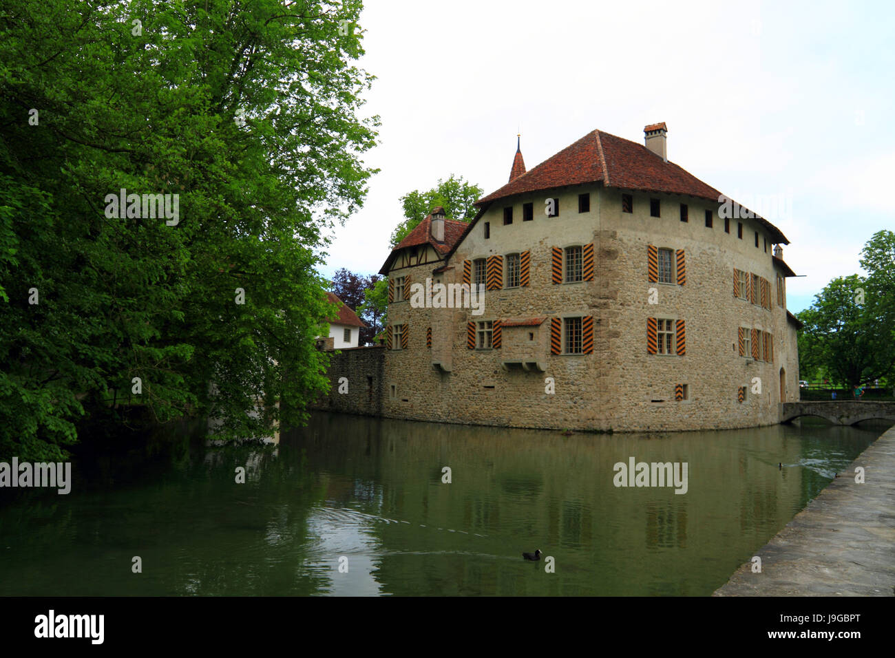 Storico, chateau, castello, medioevo, storico, storia, barocco, europa Foto Stock