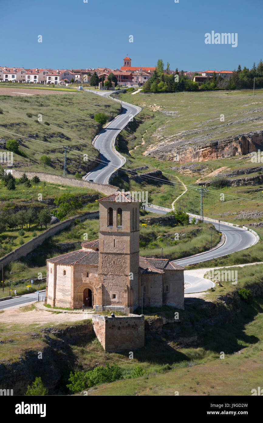 Spagna, Castilla Leon comunità, città di Segovia, Veracruz Chiesa, Foto Stock