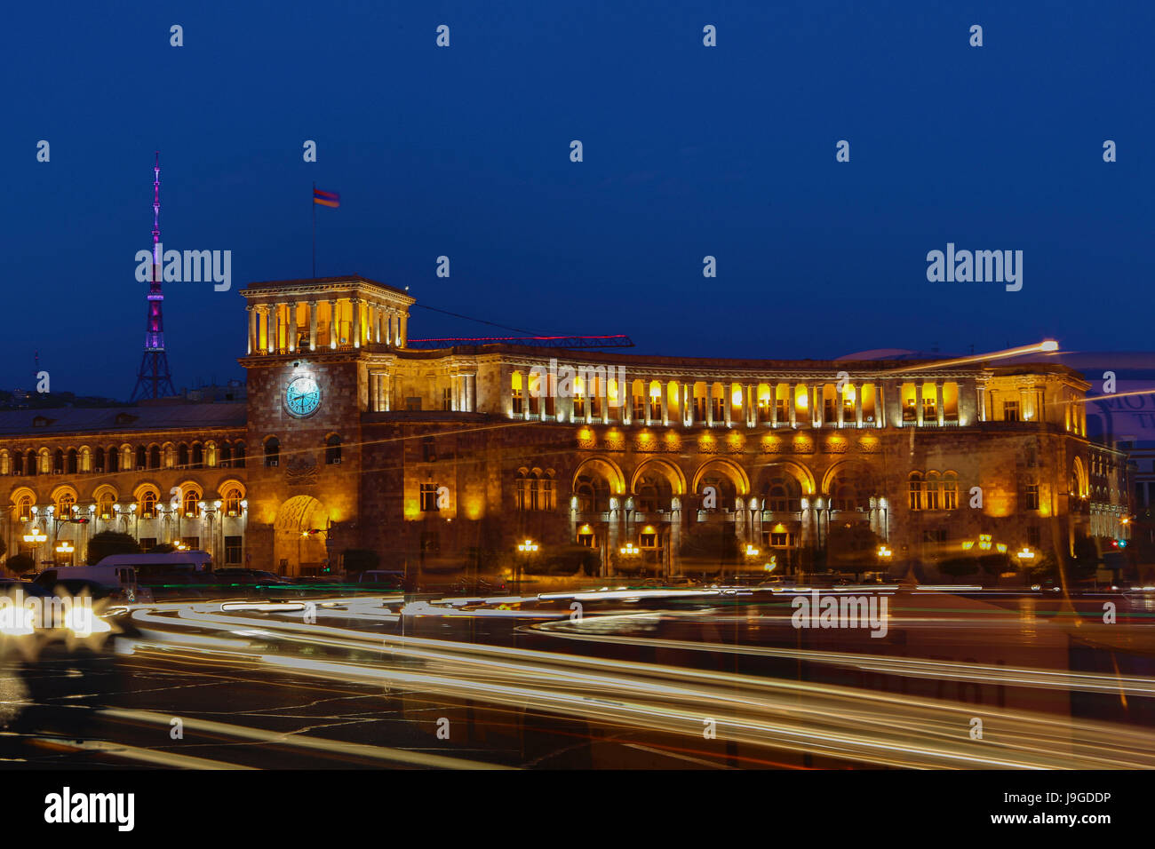 Armenia, città di Yerevan, Piazza della Repubblica, Foto Stock