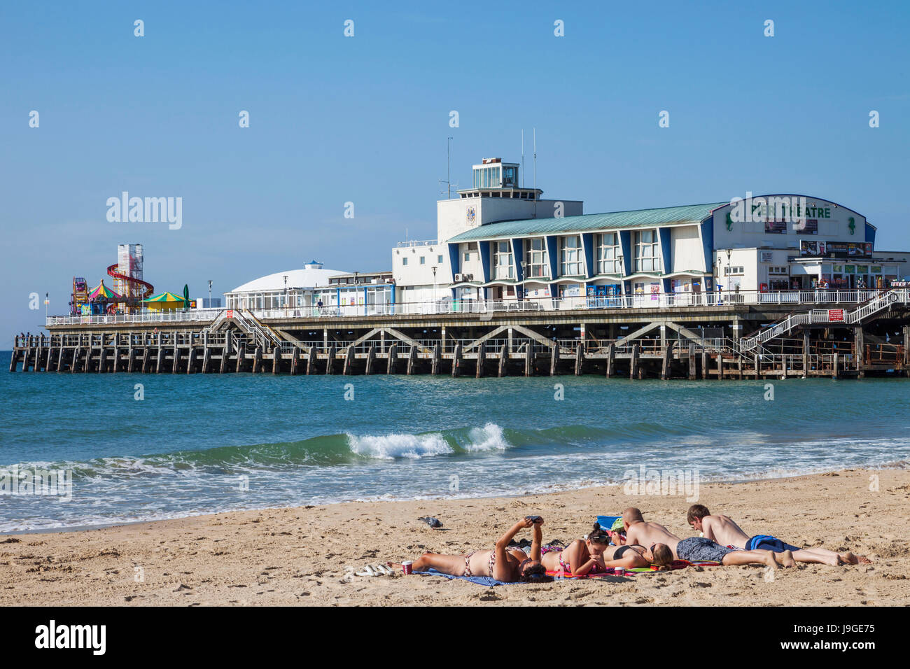 Inghilterra, Dorset, Bournemouth, Bournemouth Pier, Foto Stock