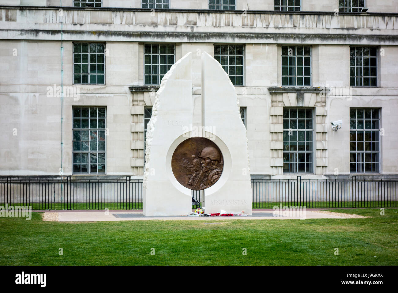 L'Iraq e Afghanistan Memorial. Memoriale di guerra a Londra per i cittadini britannici nella guerra del Golfo, la guerra in Afganistan e la guerra in Iraq da parte dello scultore P Foto Stock