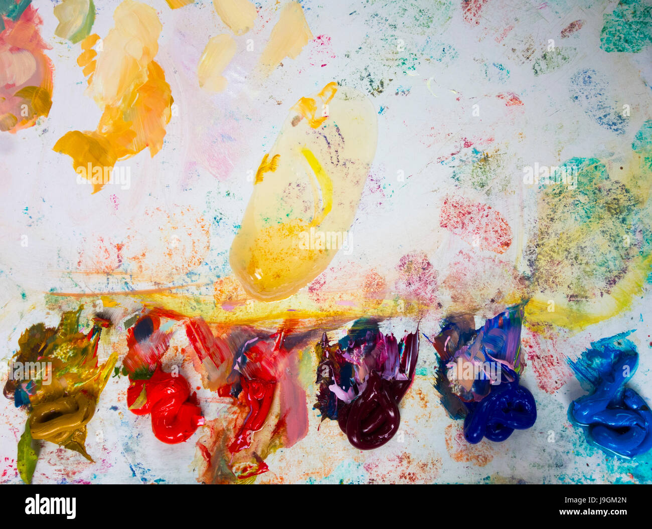Artista della tavolozza Foto Stock
