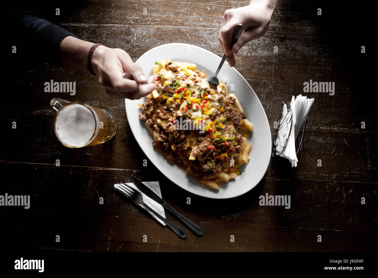 Naranjo en Flor è una fotografia gastronomica studio, basato in Santiago de Chile. Abbiamo creare immagini con responsabilità e buon gusto. Foto Stock