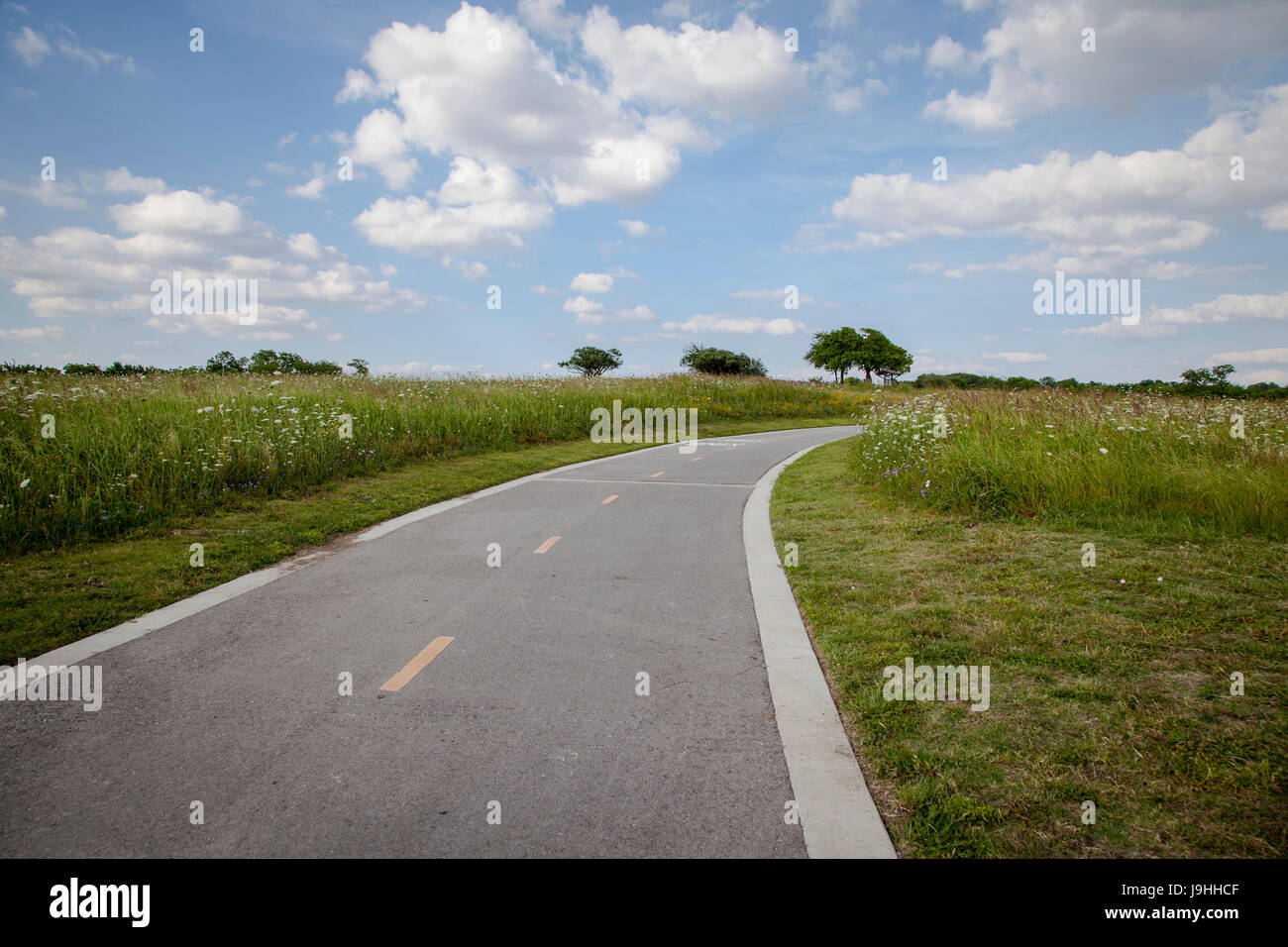 White Rock Lake in Dallas Texas Foto Stock