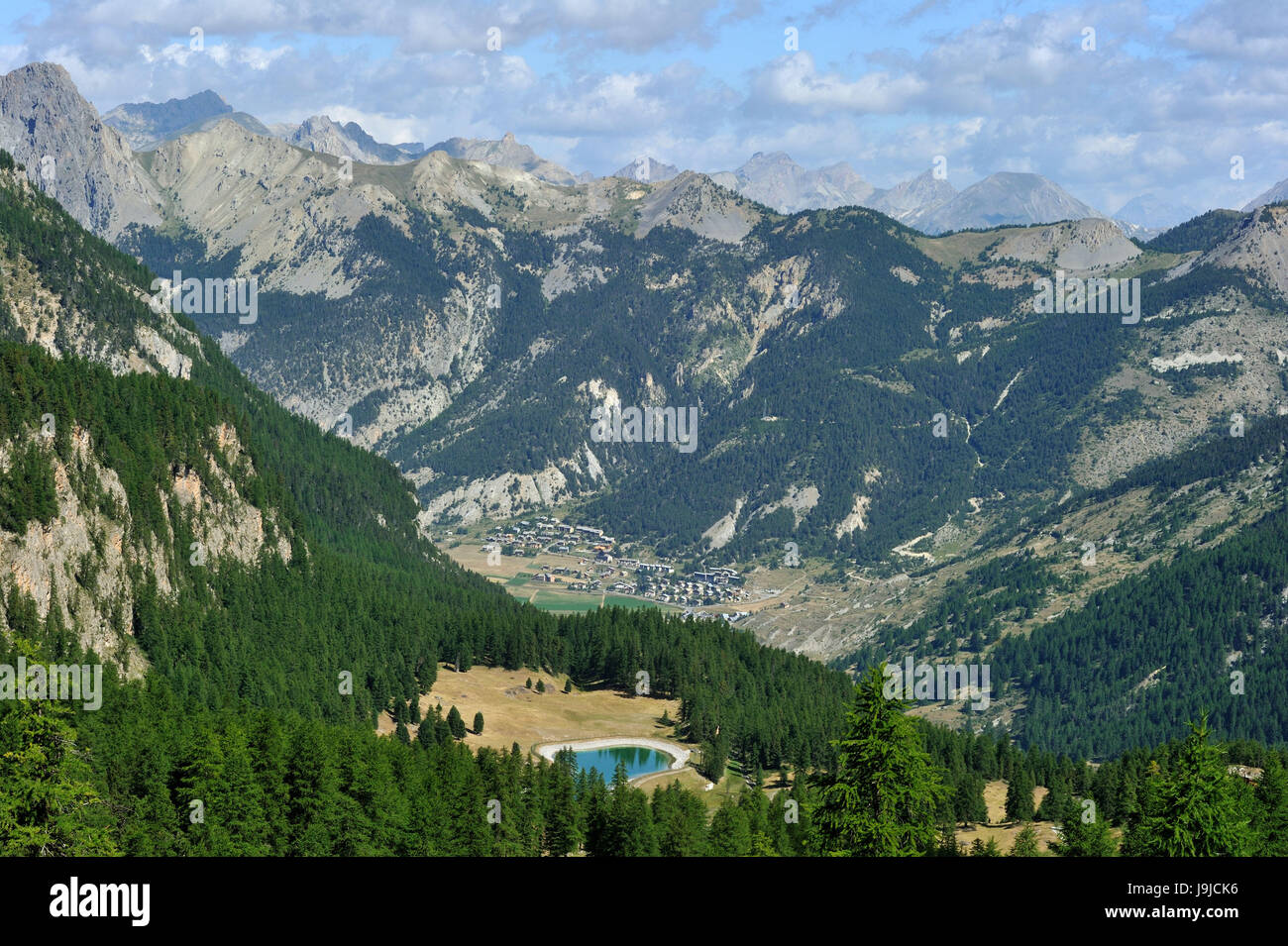 Francia, Hautes-Alpes, Parc Naturel Regional du Queyras Foto Stock