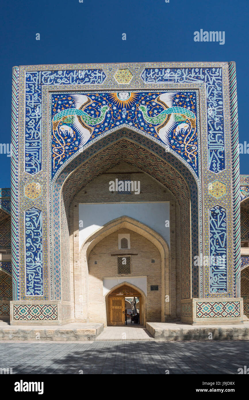 Uzbekistan Bukhara City, Nadir Divanbengi Foto Stock