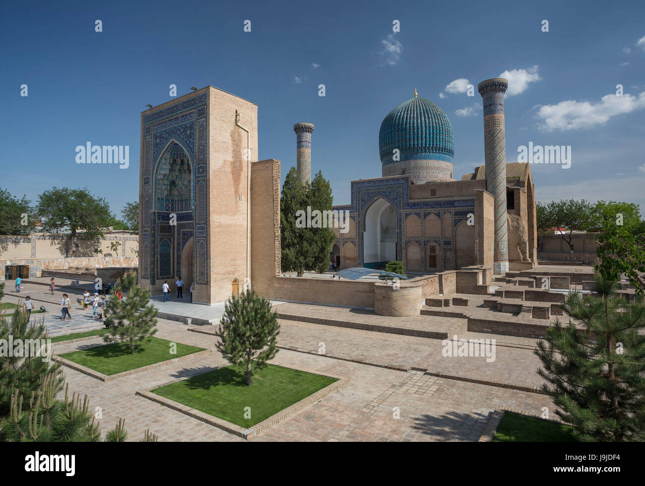 Uzbekistan, Città di Samarcanda, Amir Timur mausoleo Foto Stock