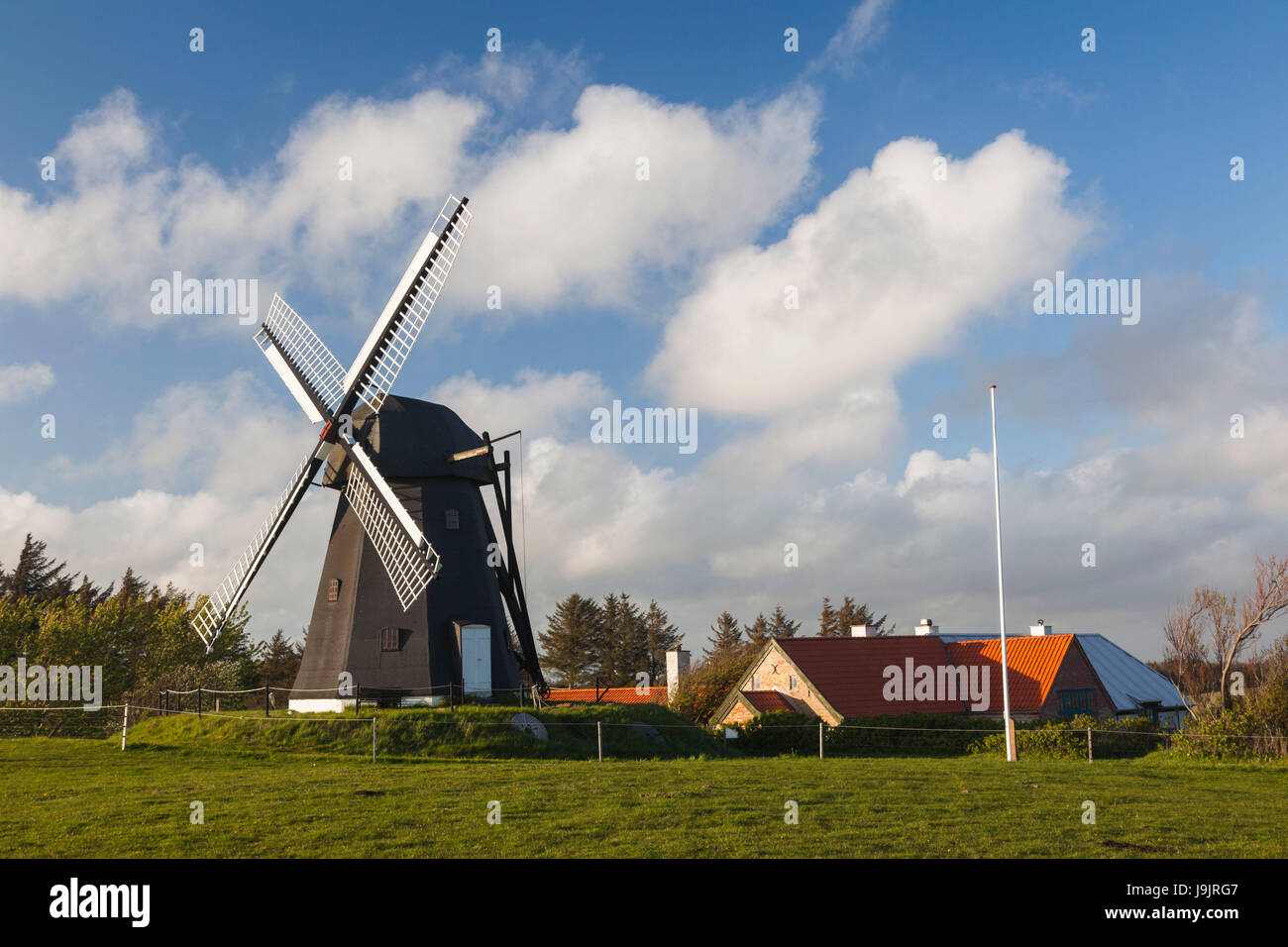 Danimarca, nello Jutland, Lonstrup, Vennebjerg Molle mill, costruito 1861 Foto Stock