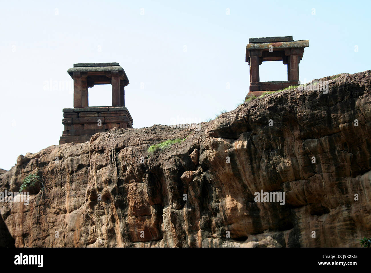 Storico, hill, pietra, Asia, India, guardia, rock, orizzontale, arcade, proteggere Foto Stock